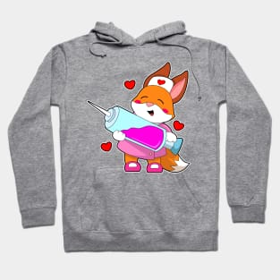 Fox as Nurse with Syringe Hoodie